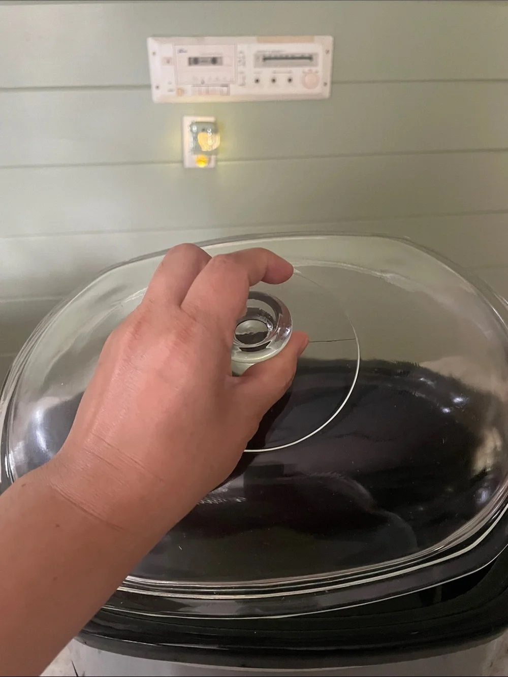 Oval Rival Crock-Pot Stainless Steel Slow Cooker with Glass Lid